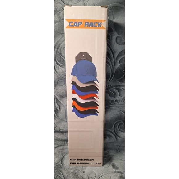 The Perfect Part Other - Baseball Cap Hat Rack Wall Door Hanger Holder Storage Organize 20 Hooks Adhesive